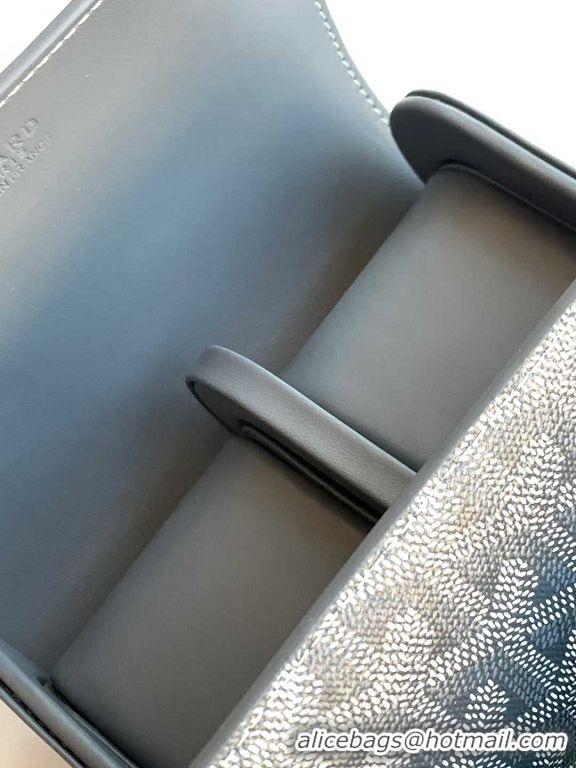 Market Sells Goyard Voyage Double Watch Box 8963 Dark Grey