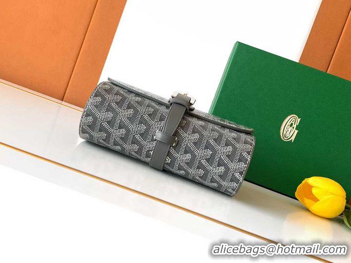 Market Sells Goyard Voyage Double Watch Box 8963 Dark Grey