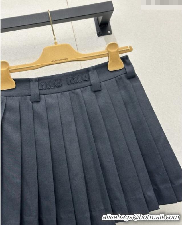 Famous Brand Miu Miu Pleated Mini Skirt MM011303 2026