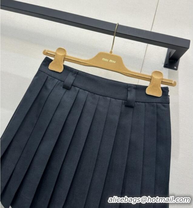Famous Brand Miu Miu Pleated Mini Skirt MM011303 2026
