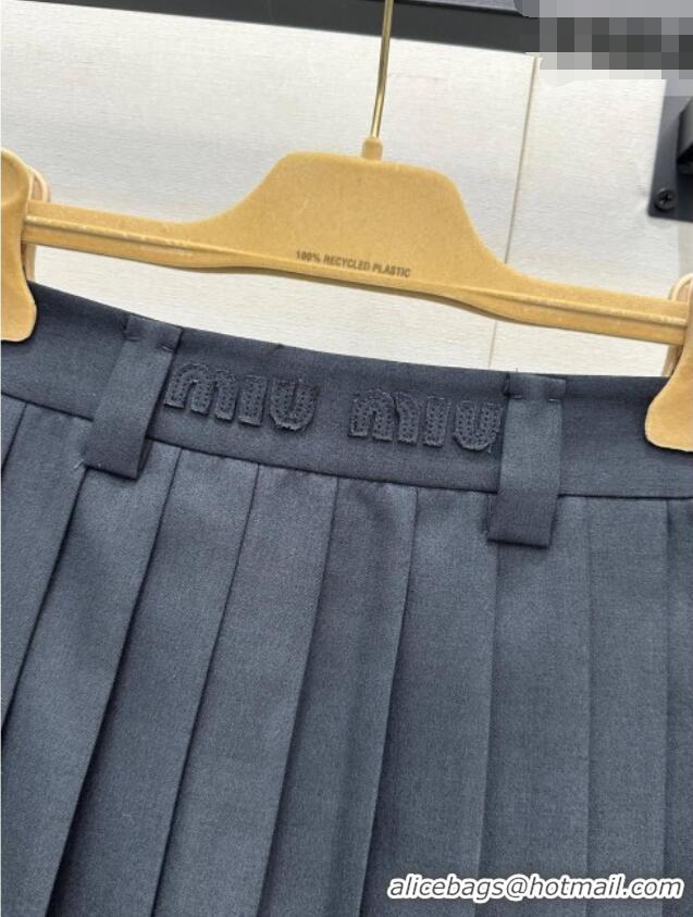 Famous Brand Miu Miu Pleated Mini Skirt MM011303 2026