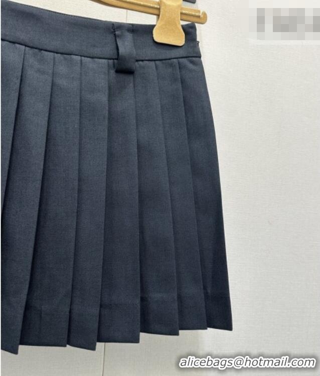 Famous Brand Miu Miu Pleated Mini Skirt MM011303 2026