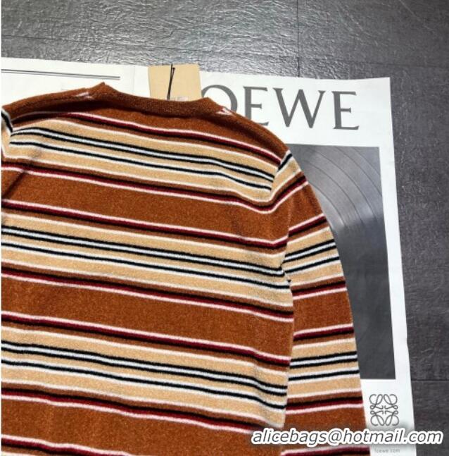 ​Buy Cheap Miu Miu Striped Sweater MM011313 Brown/Multicolor 2026