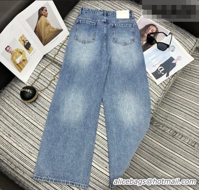 Good Quality Miu Miu Cotton Jeans MM011314 Blue 2026