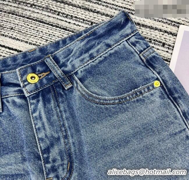 Good Quality Miu Miu Cotton Jeans MM011314 Blue 2026