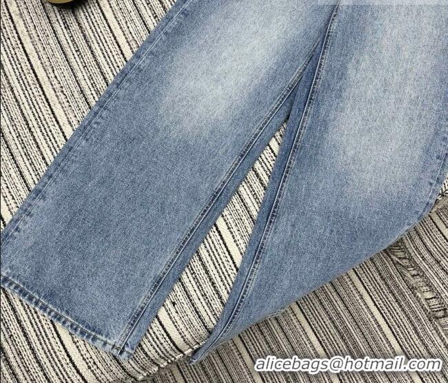 Good Quality Miu Miu Cotton Jeans MM011314 Blue 2026