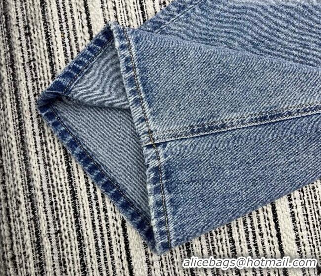 Good Quality Miu Miu Cotton Jeans MM011314 Blue 2026