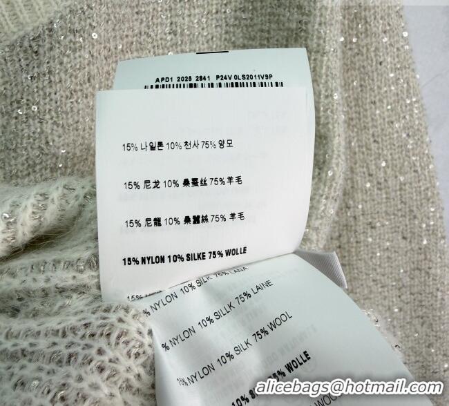​Modern Classic Miu Miu Sequins Cardigan MM011309 Grey 2026