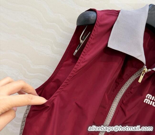 Reasonable Price Miu Miu Vest MM011322 Red 2026