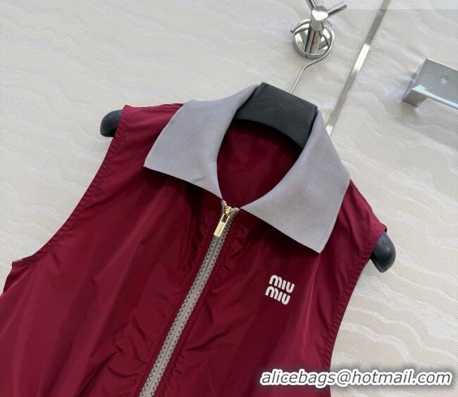 Reasonable Price Miu Miu Vest MM011322 Red 2026