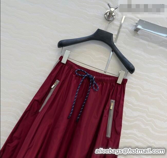 Buy Discount Miu Miu Skirt MM011322 Red 2026