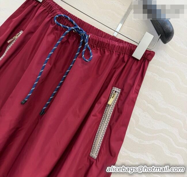 Buy Discount Miu Miu Skirt MM011322 Red 2026