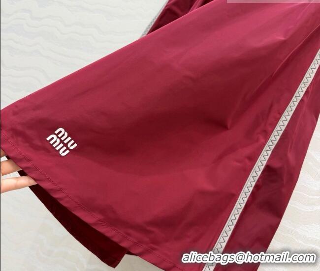 Buy Discount Miu Miu Skirt MM011322 Red 2026