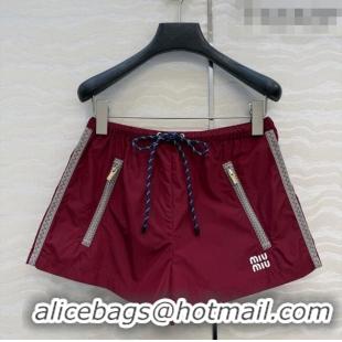 Best Quality Miu Miu Shorts MM011322 Red 2026