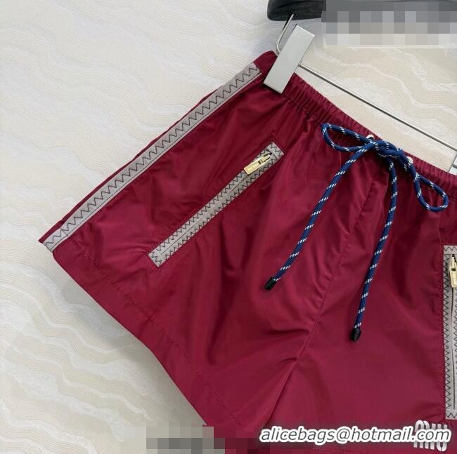 Best Quality Miu Miu Shorts MM011322 Red 2026