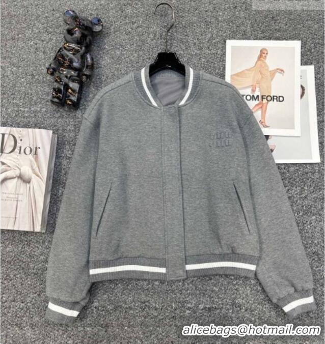 Fashion Discount Miu Miu Jacket and Skirt Set MM011323 Grey 2026