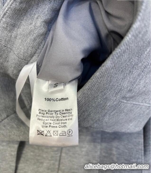 Fashion Discount Miu Miu Jacket and Skirt Set MM011323 Grey 2026