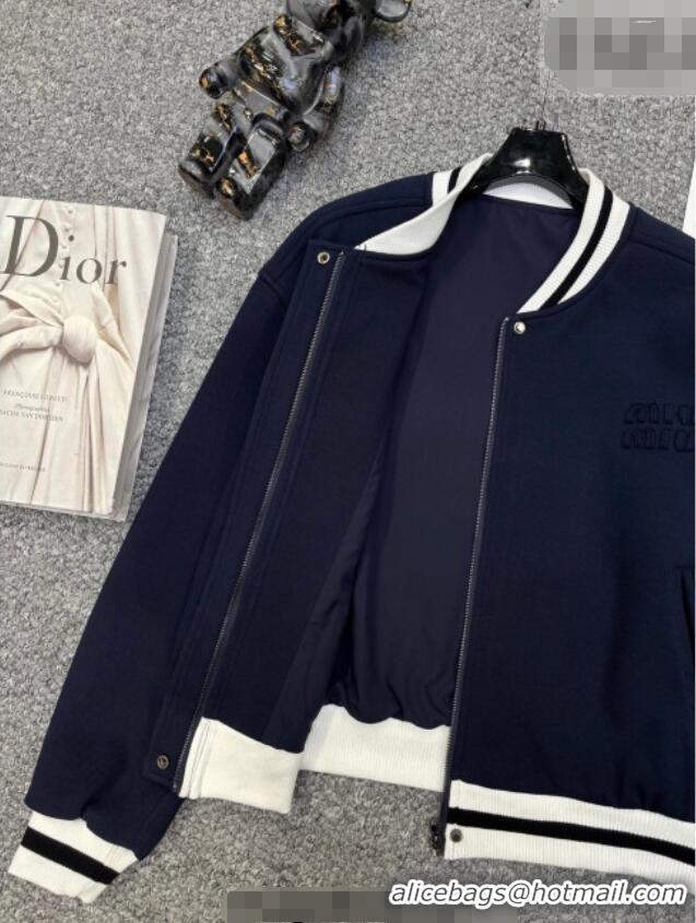 Best Product Miu Miu Jacket and Skirt Set MM011323 Blue 2026