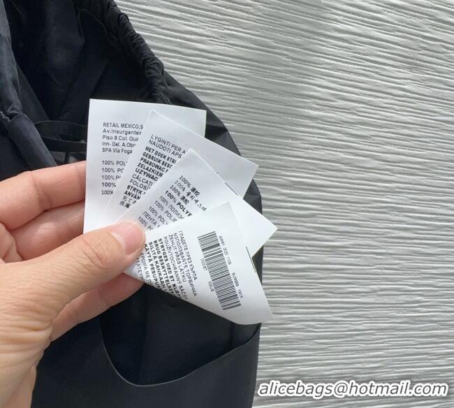 Luxury Cheap Prada Nylon Mini Skirt PR011301 Black 2026