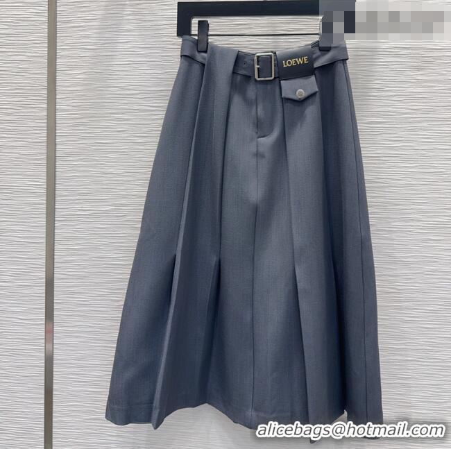 Big Discount Loewe Skirt LW011302 Grey 2026