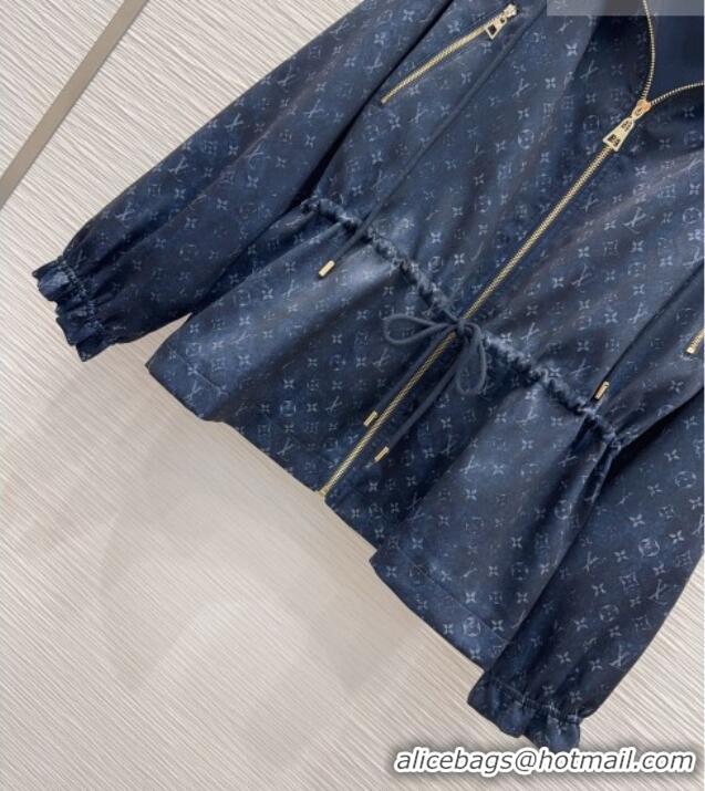Buy Discount Louis Vuitton Monogram Jacket LV011301 Blue 2026