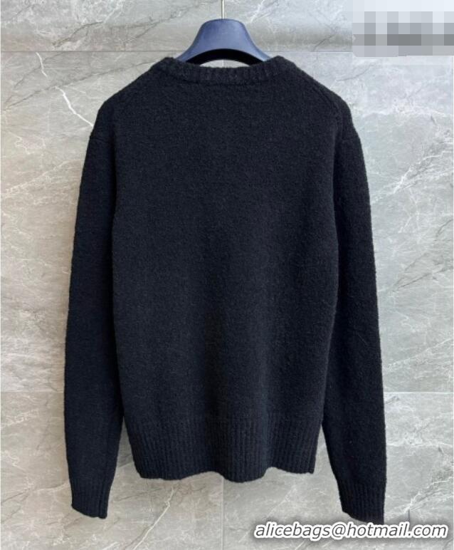 Buy Discount Louis Vuitton Wool Blend Cardigan LV011302 Black 2026