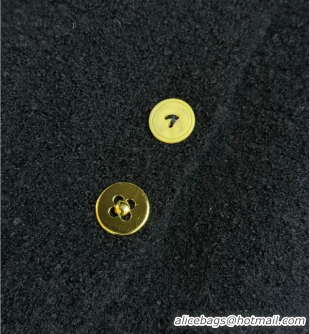 Buy Discount Louis Vuitton Wool Blend Cardigan LV011302 Black 2026