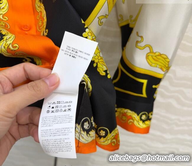 Cheap Design Givenchy Silk Shirt GI011301 Orange 2026