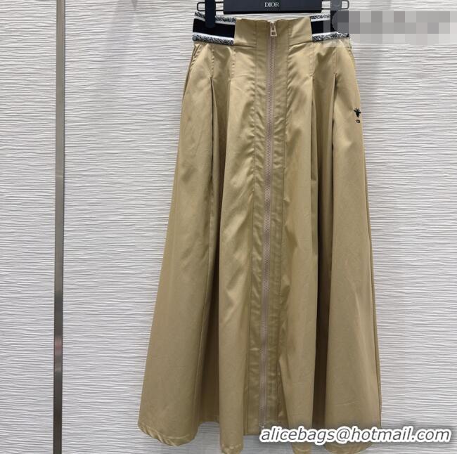 Unique Discount Dior Cotton Skirt DR011301 Beige 2026