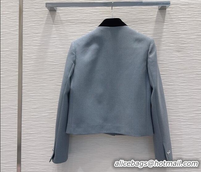 Famous Brand Dior Jacket and Skirt Set with Bow and Chain DR011302 Grey 2026