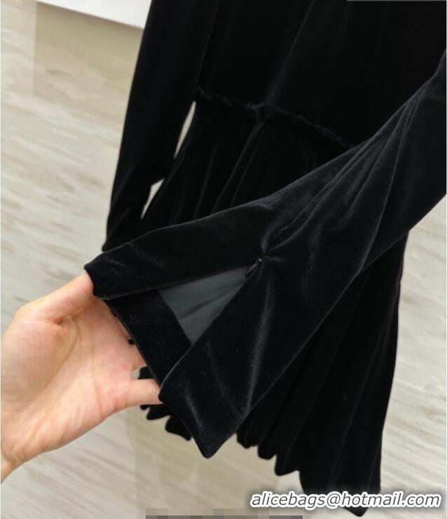 Reasonable Price Dior Velvet Dress DR011306 Black 2026