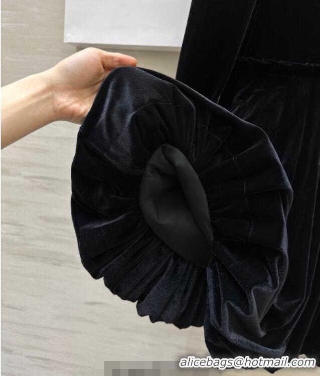 Reasonable Price Dior Velvet Dress DR011306 Black 2026