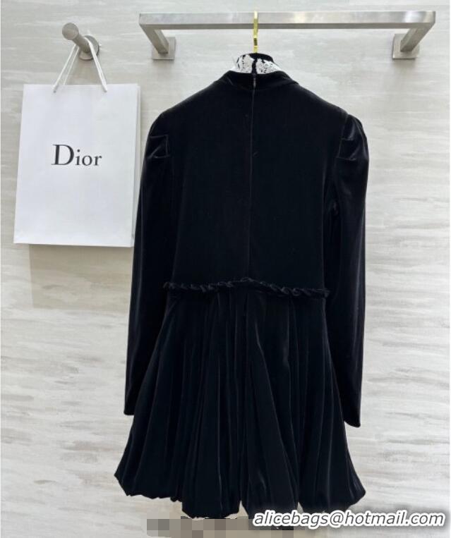 Reasonable Price Dior Velvet Dress DR011306 Black 2026