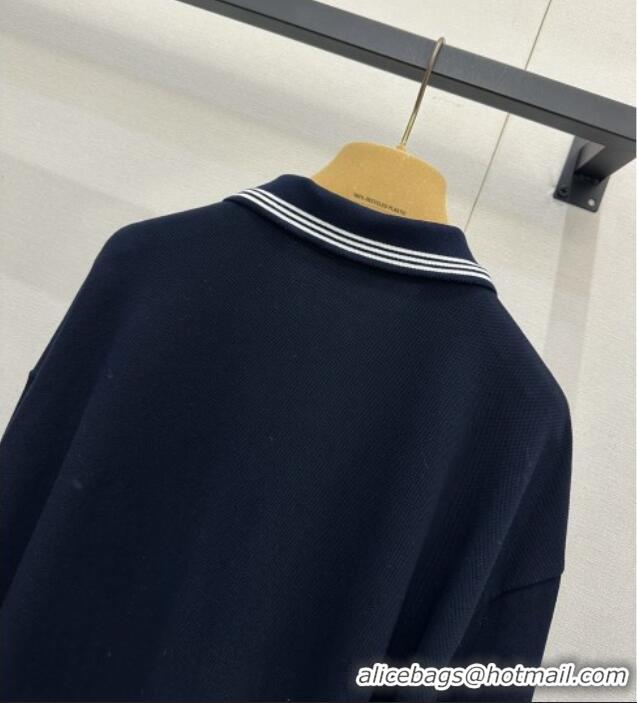 Modern Classic Miu Miu Cotton Polo Shirt M011411 Blue 2026