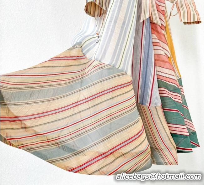 ​Top Grade Zimmermann Linen & Silk Long Dress Z011416 Multicolor 2026