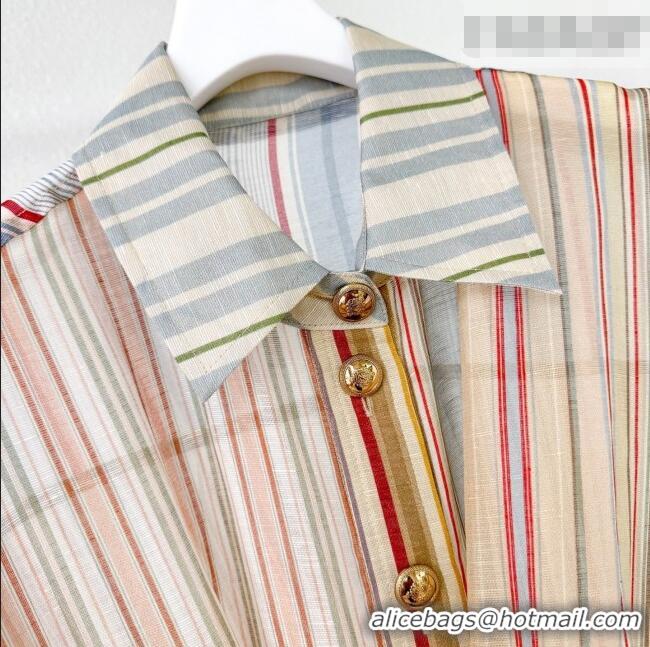 ​Top Grade Zimmermann Linen & Silk Long Dress Z011416 Multicolor 2026