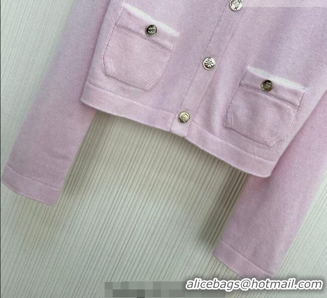Top Quality Chanel Cashmere Cardigan CH011302 Purple 2026