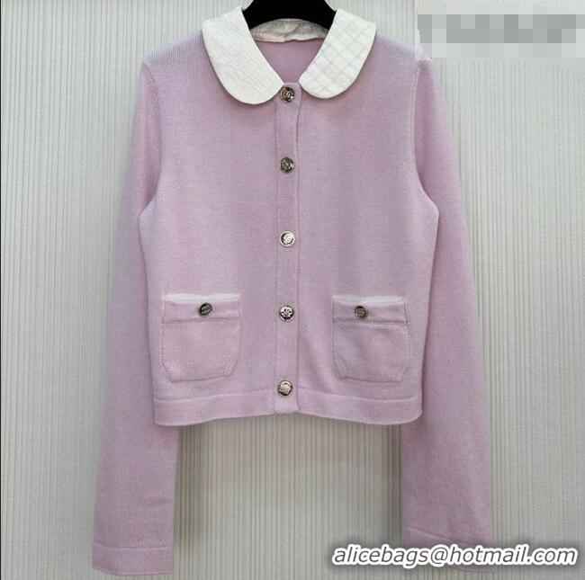 Top Quality Chanel Cashmere Cardigan CH011302 Purple 2026