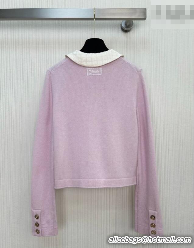 Top Quality Chanel Cashmere Cardigan CH011302 Purple 2026