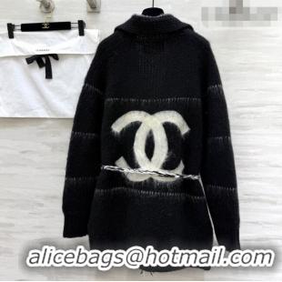Luxury Cheap Chanel Mohair Cardigan CH011406 Black 2026