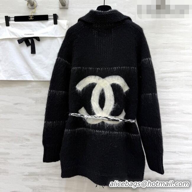 Luxury Cheap Chanel Mohair Cardigan CH011406 Black 2026