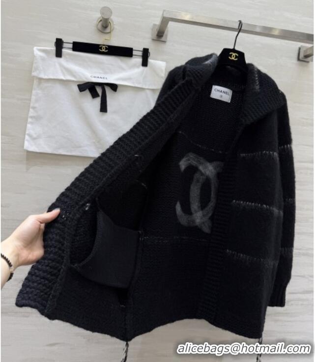 Luxury Cheap Chanel Mohair Cardigan CH011406 Black 2026