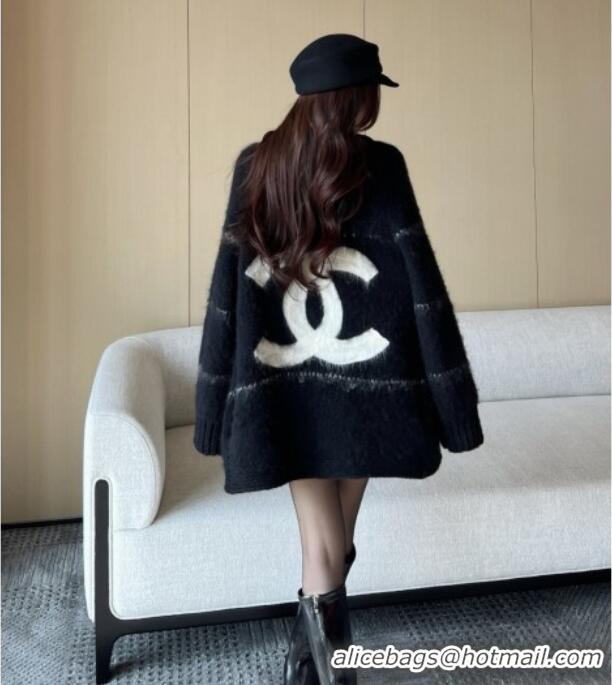 Luxury Cheap Chanel Mohair Cardigan CH011406 Black 2026