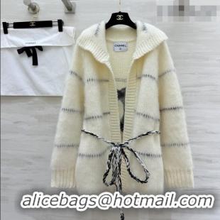 ​Luxury Cheap Chanel Mohair Cardigan CH011407 Beige 2026