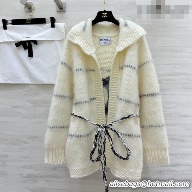 ​Luxury Cheap Chanel Mohair Cardigan CH011407 Beige 2026