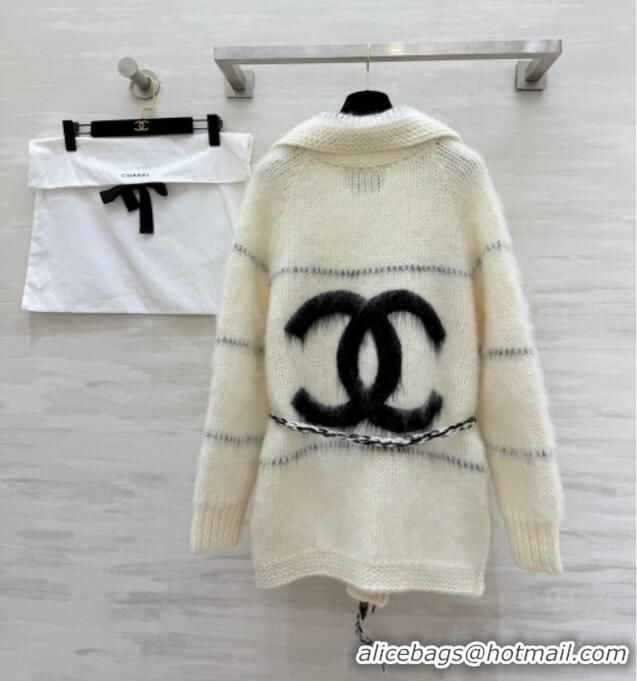 ​Luxury Cheap Chanel Mohair Cardigan CH011407 Beige 2026
