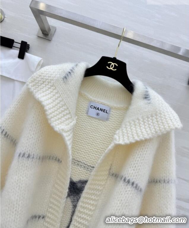 ​Luxury Cheap Chanel Mohair Cardigan CH011407 Beige 2026