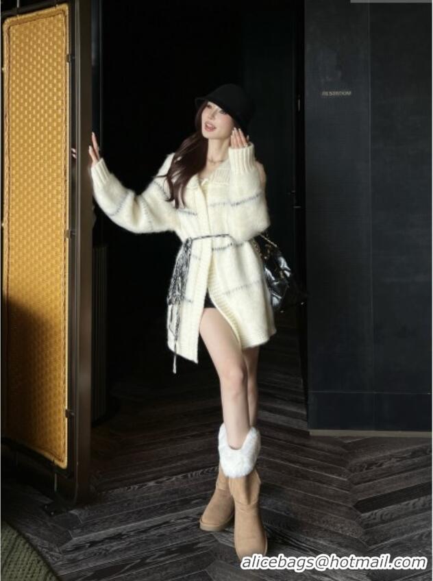 ​Luxury Cheap Chanel Mohair Cardigan CH011407 Beige 2026