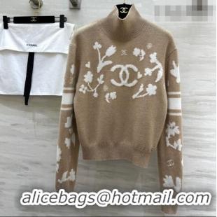 ​Modern Classic Chanel Cahsmere Sweater CH011408 Beige 2026