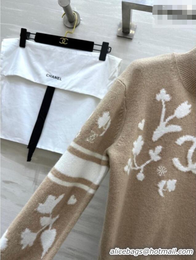 ​Modern Classic Chanel Cahsmere Sweater CH011408 Beige 2026